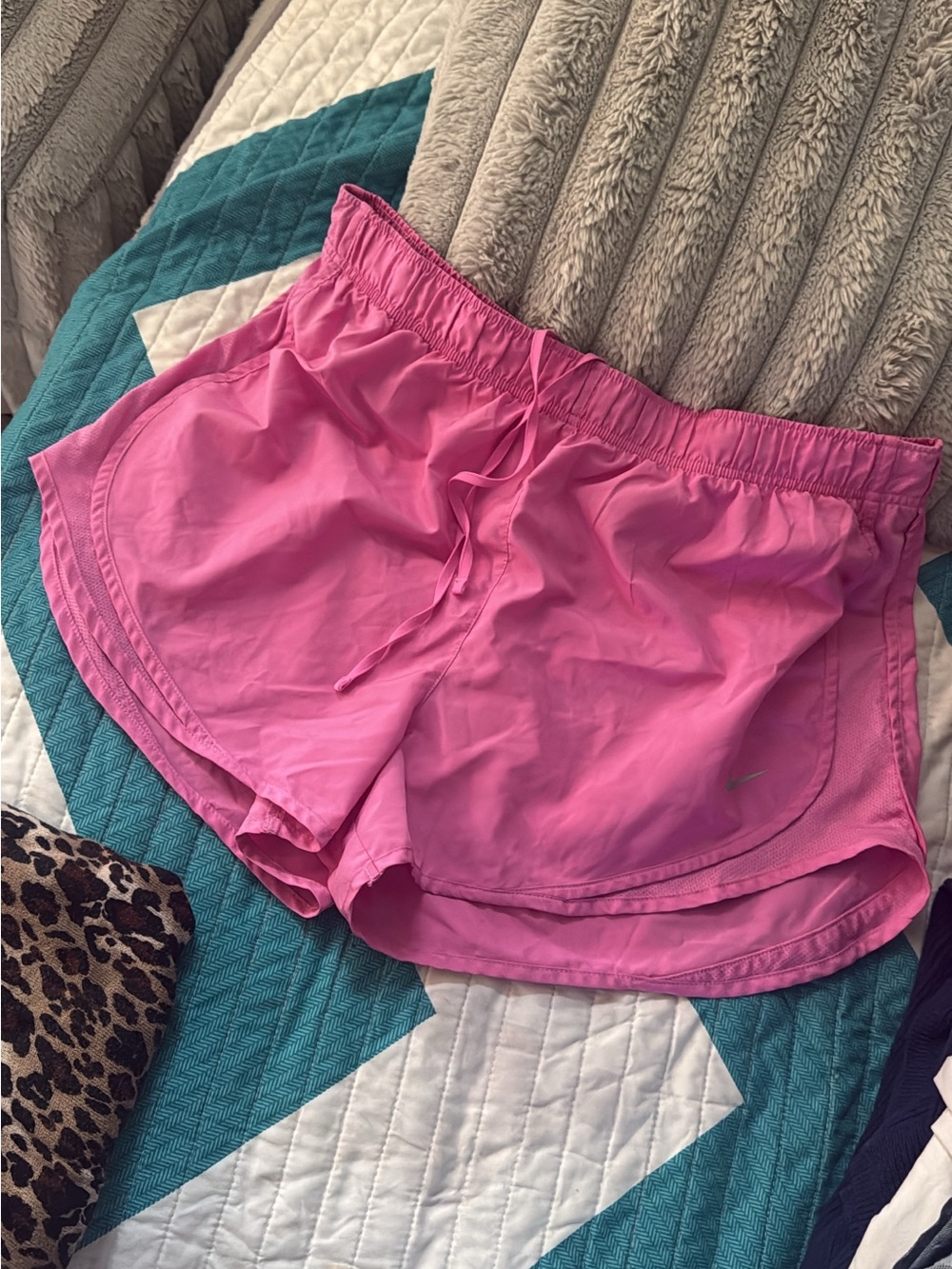 Nike Women's Pink Athletic Running Shorts